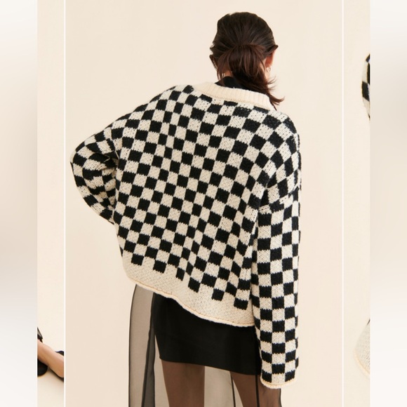 Desert Dreamer Checkered Cardigan - Picture 2 of 6